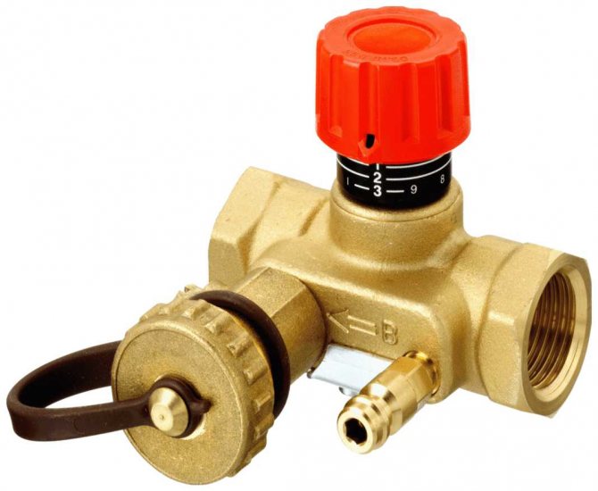 Balancing the heating system