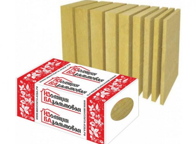 Базалтова изолация в плочи