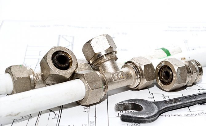 връзка на цангова тръба