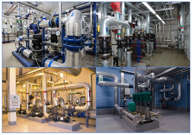 Zentralheizungspunkte