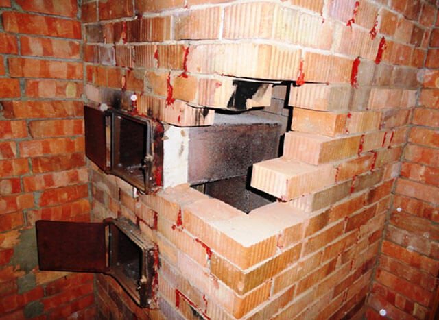 как да прикрием пукнатините в тухлена фурна