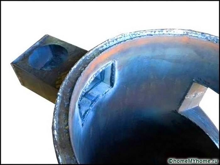 Чертеж на котел за дълго изгаряне