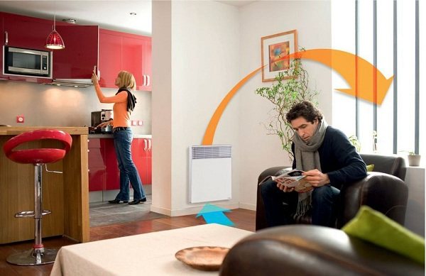 Действие на конвектор