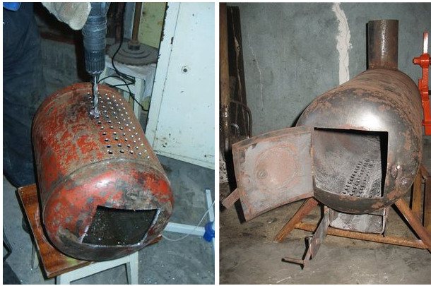 Herstellung eines horizontalen Dickbauchofens