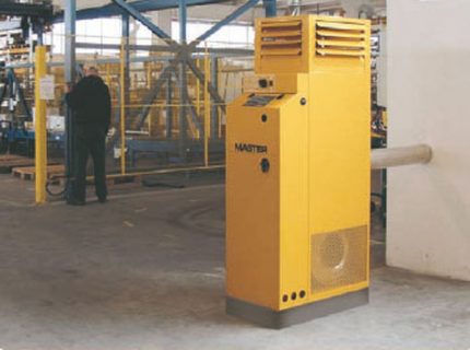 Diesel stationary heat gun