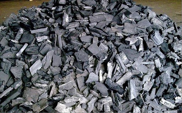 дървени въглища