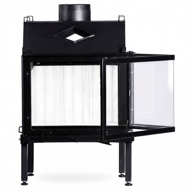 Камина на дърва от стомана