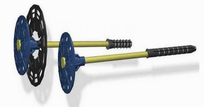 Дюбели за мокри фасади