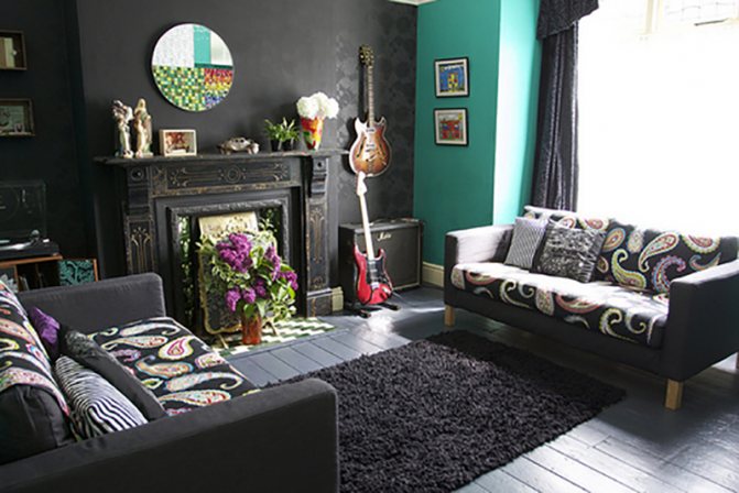 Falscher Kamin. Geben Sie Symbolic ein