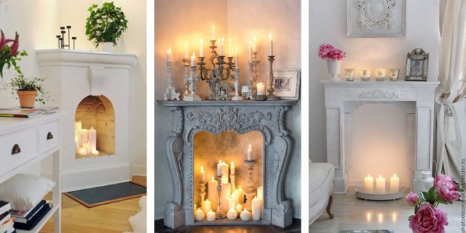 Falscher Kamin. Typ Bedingt