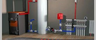 Снимка - Подово отопление от котел в частна къща