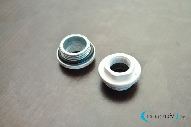 Armaturen für einen Gusseisenheizkörper