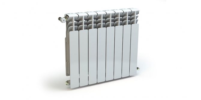 Dimensões de radiadores bimetálicos