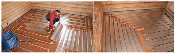 Caldeira a gás com função de aquecimento por piso radiante