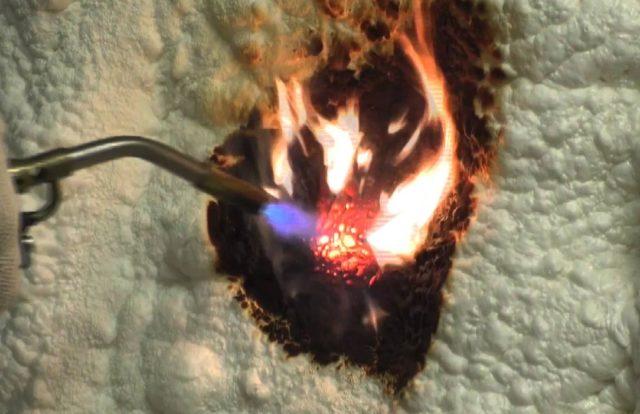 Queimaduras de espuma