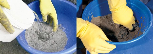 Vorbereitung der Penetronlösung