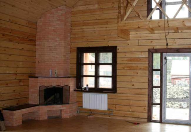 Камина комплекс готов за работа