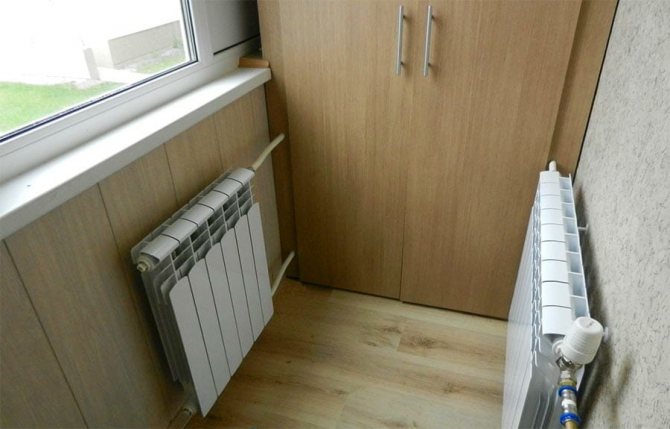 Правилно инсталирани батерии на балкона