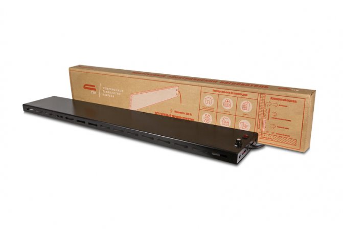 Инфрачервен нагревател за первази