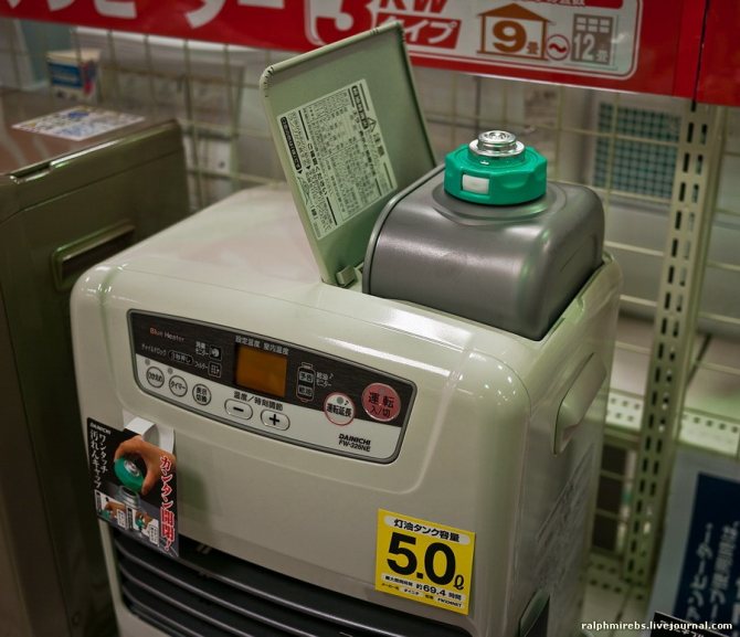 Instruction for kerosene heater from japan