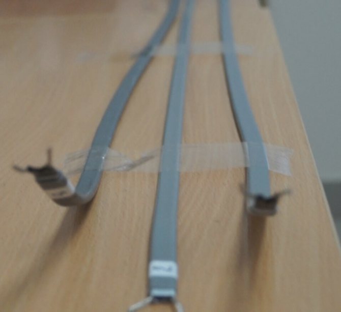 Untersuchung der mechanischen Eigenschaften des Heizkabels