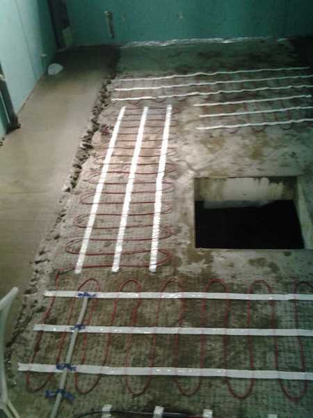 Messungen der Hauptparameter eines warmen Bodens