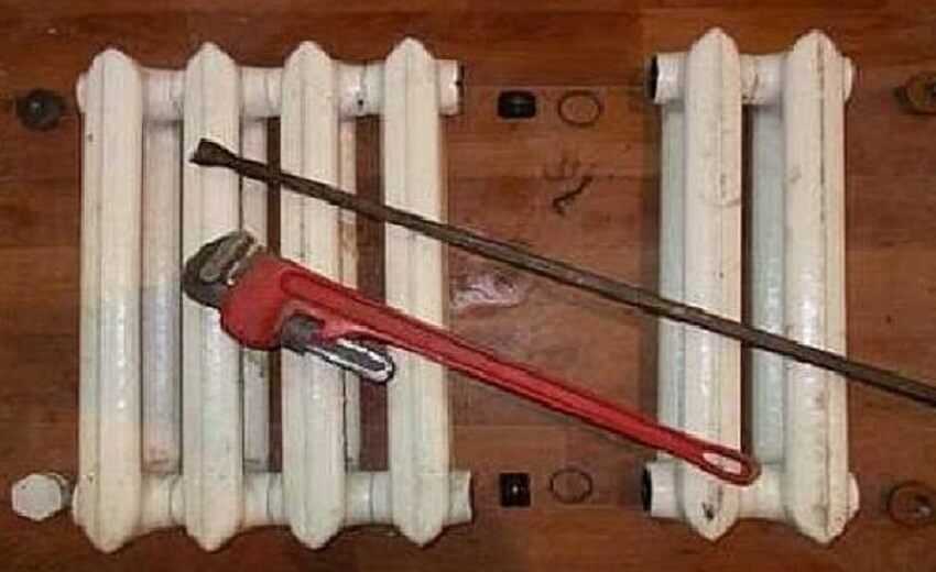 Как да разглобявате и сглобявате чугунен радиатор за отопление