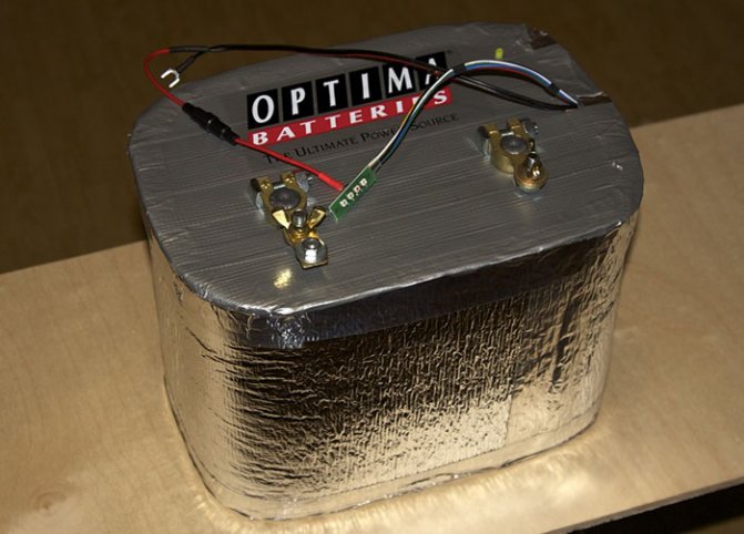 Как да изолирате батерия за зимата със собствените си ръце