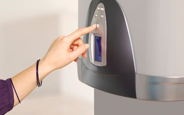 como ligar a caldeira