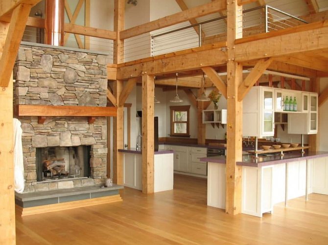 Подход за камина за пространства с отворен план