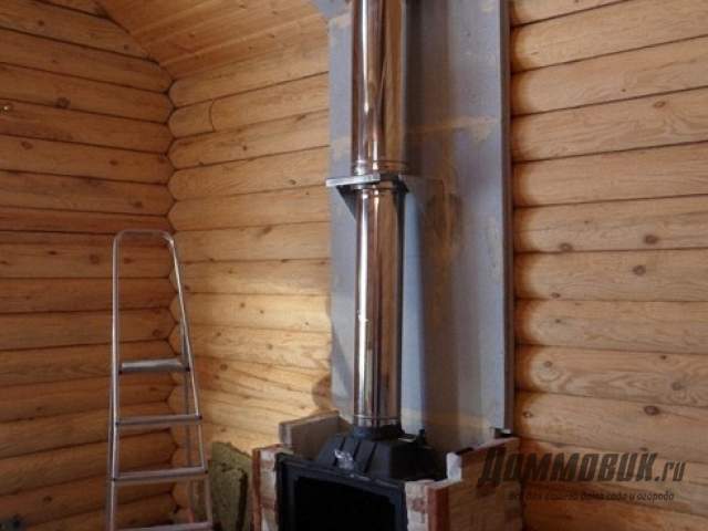 Cheminée à faire soi-même avec foyer en fonte