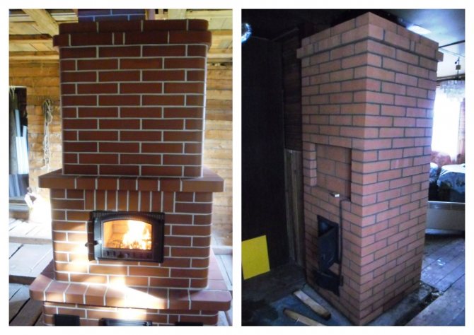 Камина с фурна.