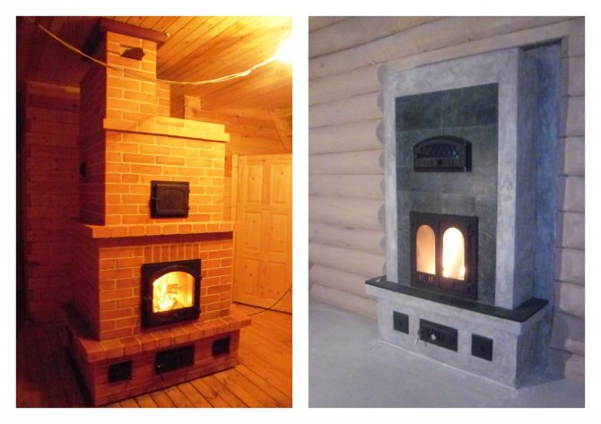 Камина с фурна.