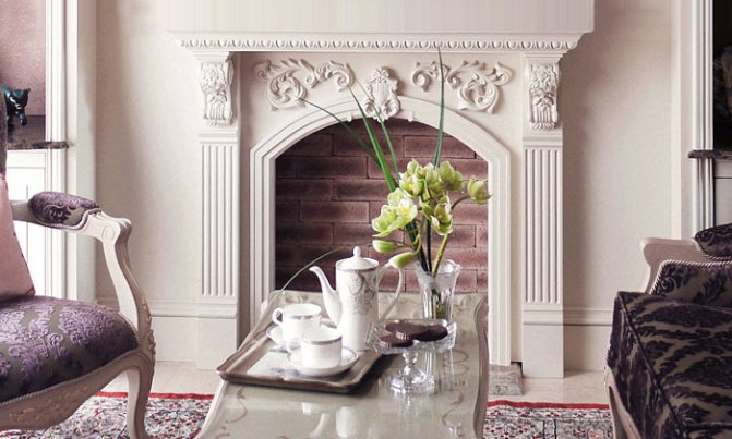 Портали за камини от полиуретан