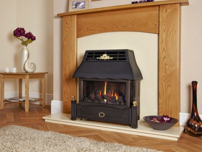 Нагревателят с каталитичен газ може да изглежда много органично в интериора