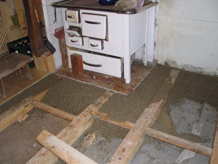 Blähton als Wanddämmung