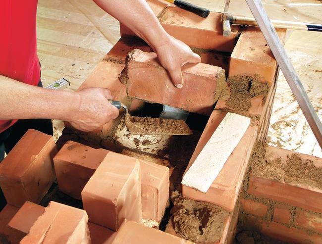 Зидария за камина