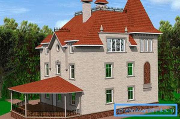 Броят на етажите в къщата също влияе върху топлопроводимостта на конструкциите.