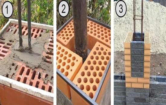 Tuğla duvarların iyi duvarları - düzenleme tekniği