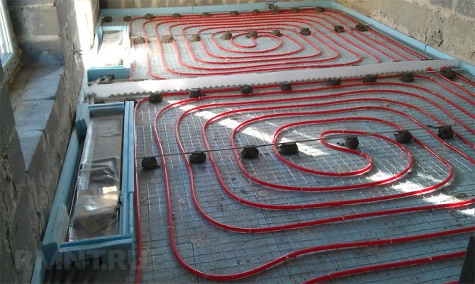 Колоните са водогрейни