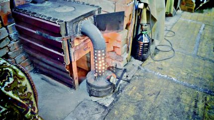 Réchaud combiné potbelly