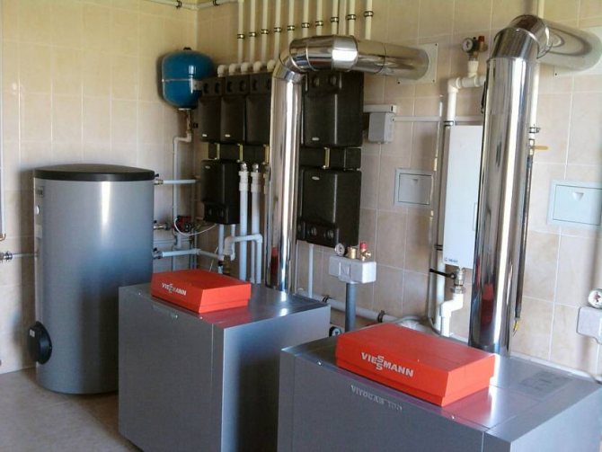 Heizraum mit Zusatzausstattung