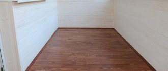 ламинат на балкона