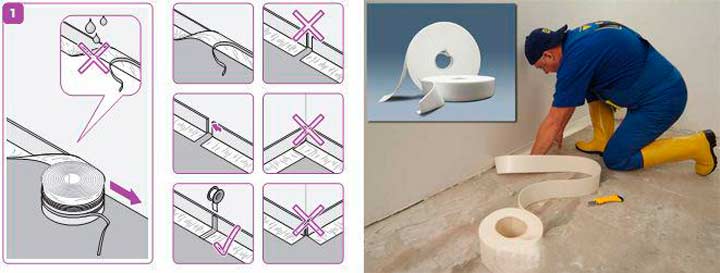 Лесно инсталиране на амортисьорната лента