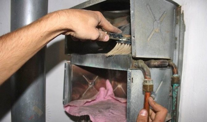 kazanın mekanik temizliği