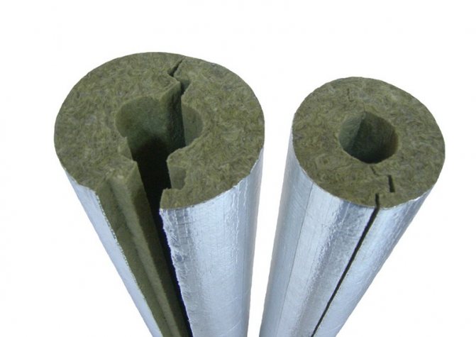 Минерална вата за изолация на тръби