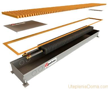 монтаж на подови конвектори