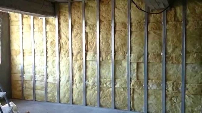 Was ist verboten, Steinwolle für Wände zu befestigen