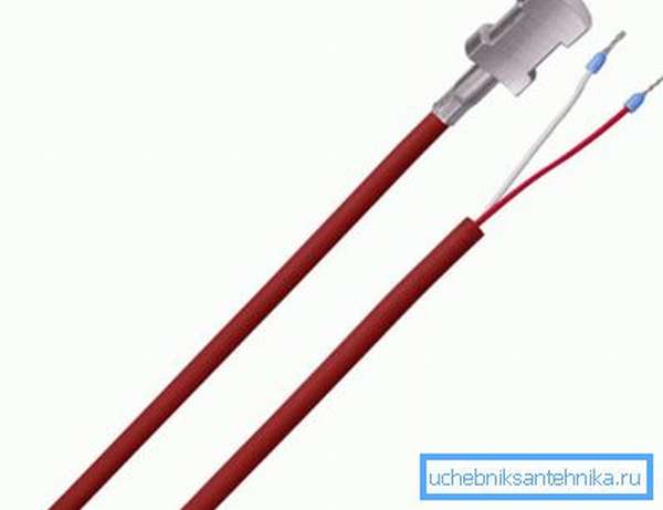 Свързан температурен сензор.