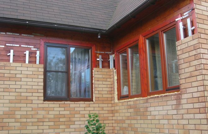 Външно тухлено покритие